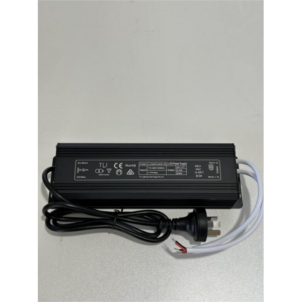 Wiva Drivers WP10 S - Driver Per LED 200W 24V, Alimentatore Elettronico 61300007, Dimensioni 199x110x50mm